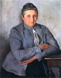 Serebriakova Zinaida Yevgenyevna Portrait E.n. Lanceray Mother Of The Artist canvas print