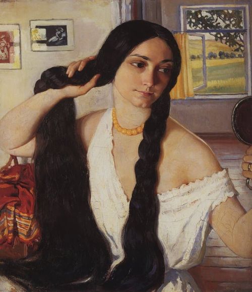 Serebriakova Zinaida Yevgenyevna Portrait Of Olga Konstantinovna Lanceray canvas print