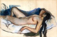 Serebriakova Zinaida Yevgenyevna Reclining Nude Ca. 1921 22 canvas print