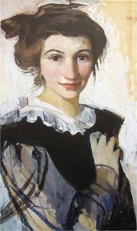 Serebriakova Zinaida Yevgenyevna Self Portrait canvas print