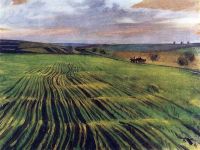 Serebriakova Zinaida Yevgenyevna Winter Wheat canvas print