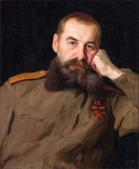 Serov Valentin Alexandrovich Portrait Of A Colonel 1911 canvas print