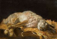 Serov Valentin Alexandrovich Still Life With Hare 1880