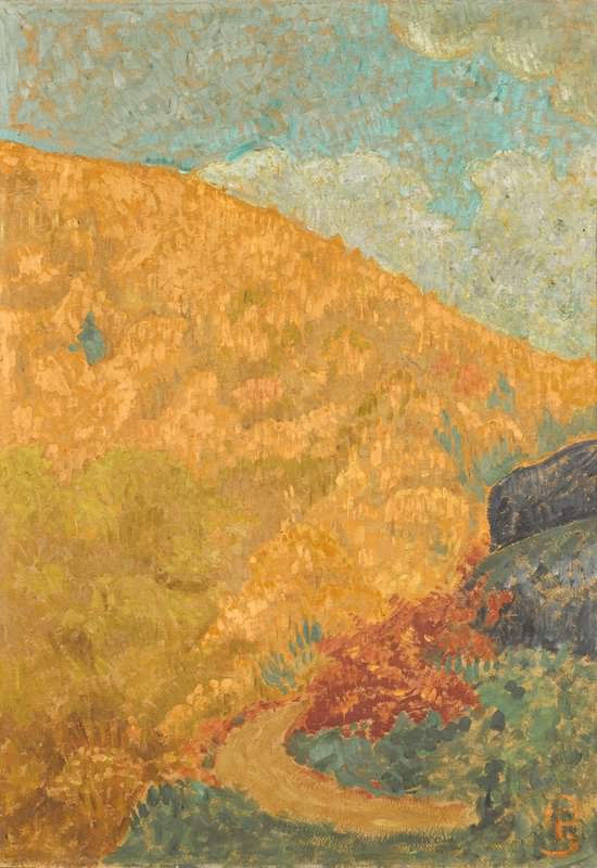 Serusier Paul Paysage D Automne A Chateauneuf Ca. 1919 canvas print