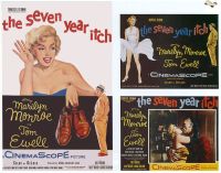 Seven Year Itch Poster et 2lobbycards 1955 Movie Poster