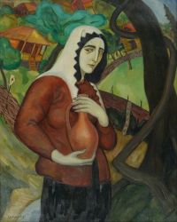 Shalva Kikodze Gurian Woman With A Jug 1921