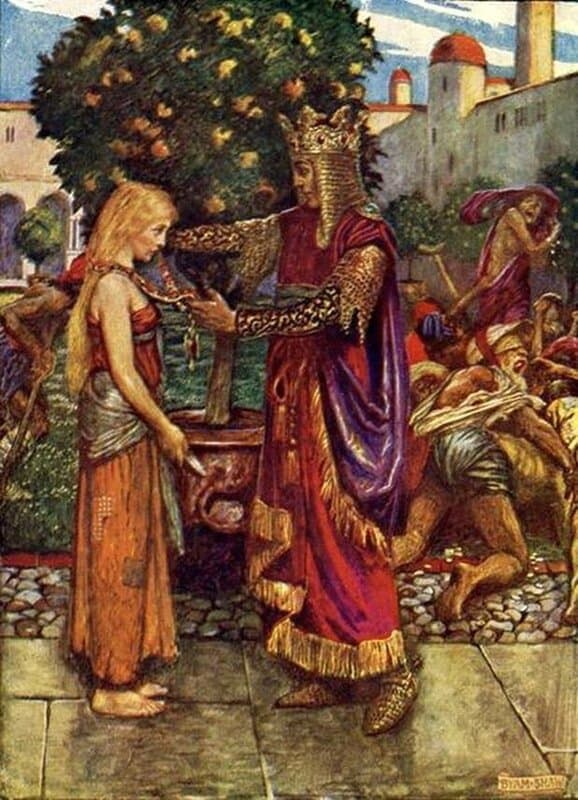 Shaw John Byam Liston King Cophetua And The Beggar Maid 1911 canvas print