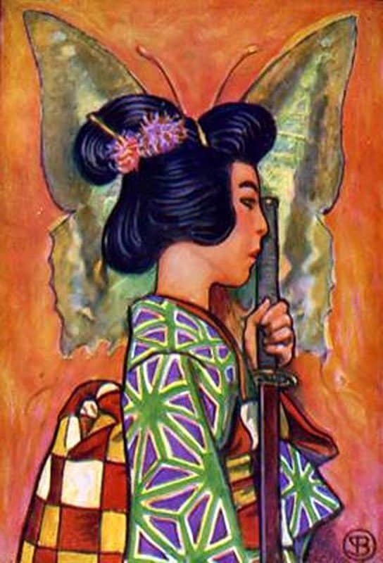 Shaw John Byam Liston Madame Butterfly 1910 canvas print
