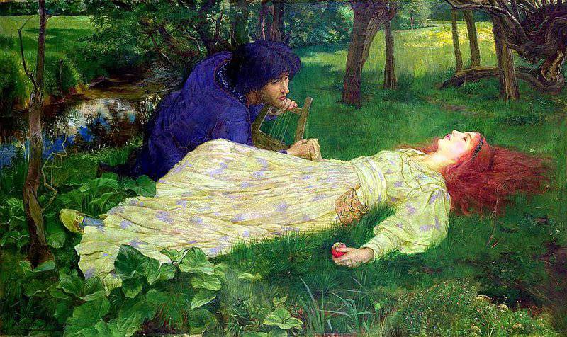 Shaw John Byam Liston Silent Noon 1894 canvas print