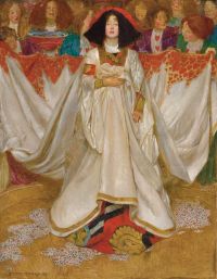 Shaw John Byam Liston The Queen Of Hearts 1896 canvas print