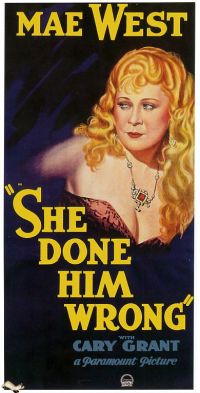 Ella le hizo mal 1933 póster de película