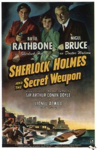 셜록 홈즈 비밀 무기 1942 영화 포스터 캔버스 프린트