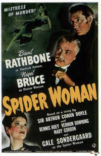 Poster del film Sherlock Holmes Spider Woman 1943