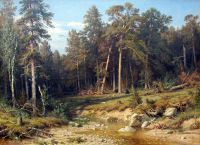 Shishkin Ivan Ivanovich Pine Wood canvas print