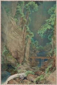 Shoda Kakuyu Green Shade Ryokuin 1933 canvas print