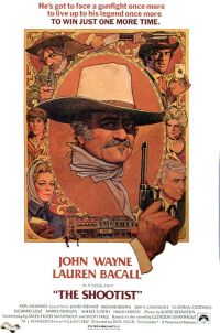 Shootist 1976 Movie Poster stampa su tela