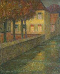 Sidaner Henri Le La Maison Du Canal 1929 canvas print