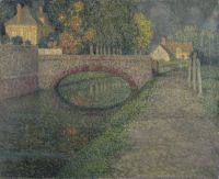 Sidaner Henri Le La Maison Du Canal Verneuil 1922 canvas print