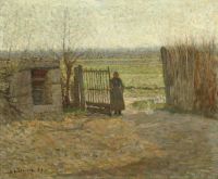 Sidaner Henri Le La Porte De La Ferme 1887