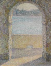 Sidaner Henri Le La Porte De La Mer Villefranche Sur Mer 1926 Leinwanddruck