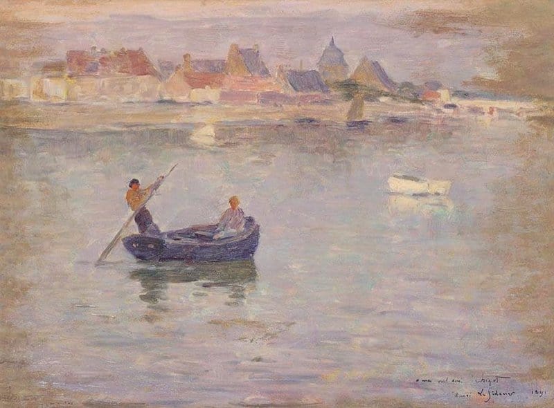 Sidaner Henri Le La Promenade En Barque 1891 canvas print