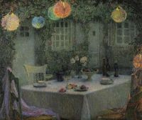 Sidaner Henri Le La Table Aux Lanternes Gerberoy 1924