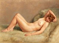 Sieffert Paul A Female Nude canvas print