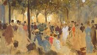 Sieffert Paul Jardins Des Tuileries canvas print