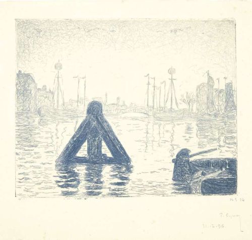 Signac Paul La Balise Ca. 1894 canvas print