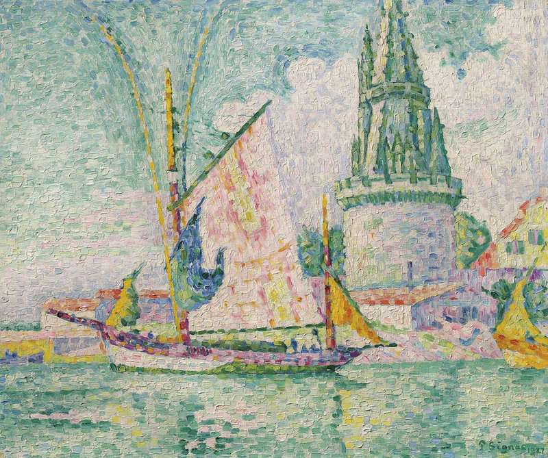 Signac Paul Tour Des Quatre Sergents La Rochelle 1927 canvas print