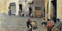 Signorini Telemaco Ore D Ozio A Riomaggiore Ca. 1892 94 canvas print
