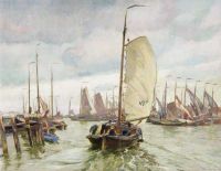 Sijs Maurice Zaterdag In De Haven 1916 canvas print