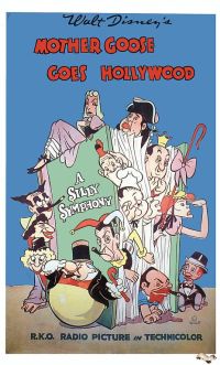 Silly Symphony Mother Goose Goes Hollywood 1938 Póster de la película