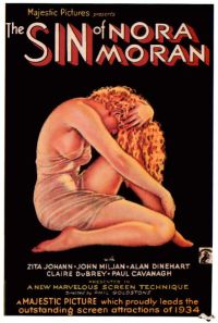 Póster de la película El pecado de Nora Moran 1934