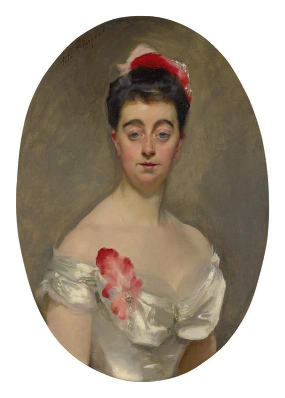 Singer Sargent John Madame La Comtessse Jacques De Ganay 1885 canvas print