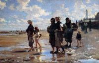Singer Sargent John Oyster Gatherers Of Cancale 1878 canvas print