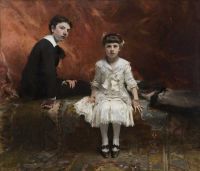 Singer Sargent John Portrait Of Edouard And Marie Louise Pailleron 1881 canvas print