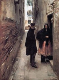 Singer Sargent John Street In Venice 1880 82