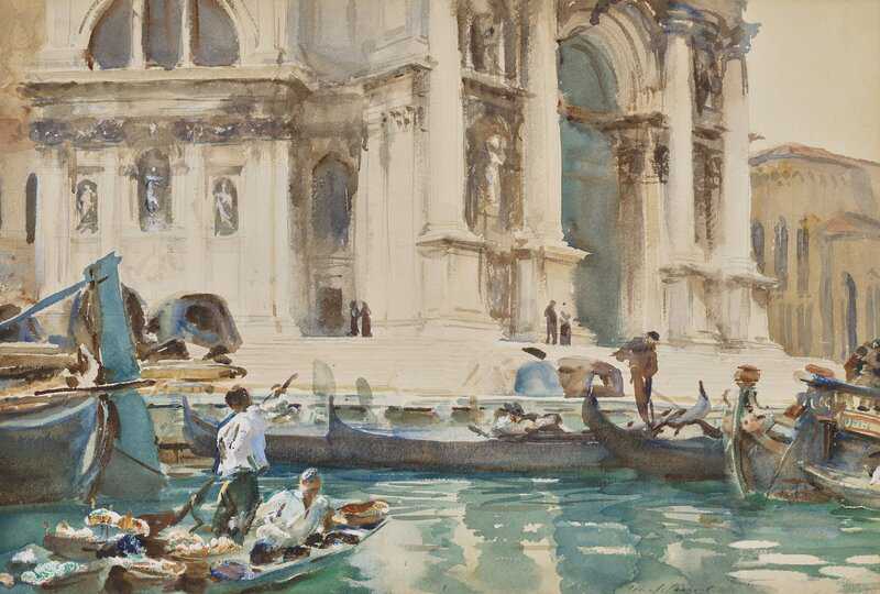 Singer Sargent John The Facade Of La Salute Venice Ca. 1903 canvas print