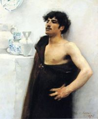 Singer Sargent John Young Man In Reverie 1876 canvas print