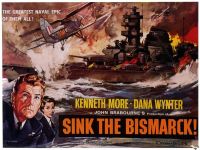 비스마르크 1960년 영화 포스터를 가라앉히다