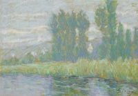 Sisley Alfred Bords De La Seine A La Roche Guyon Ca. 1886 90 canvas print