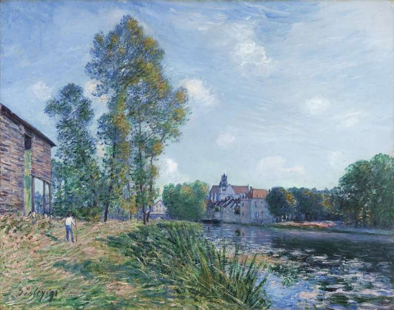 Sisley Alfred Le Loing A Moret En Ete 1891 canvas print