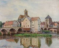Sisley Alfred Moret Sur Loing Le Matin 1892