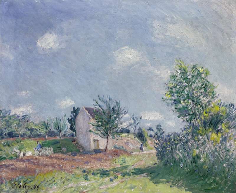 Sisley Alfred Paysage De Printemps Chemin Aux Environs De Moeret Sur Loing 1889 canvas print