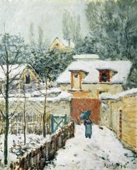 Sisley Alfred Snow At Louveciennes canvas print