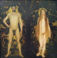 Slott Moller Agnes Adam And Eve canvas print