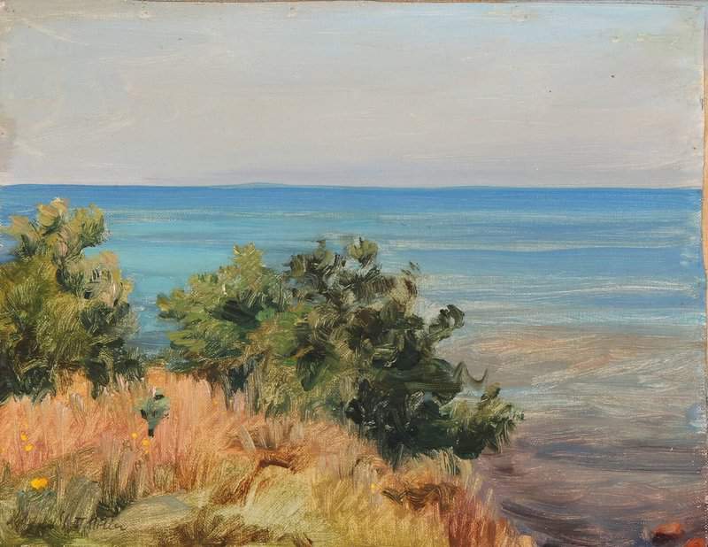 Slott Moller Agnes Coastal Scene From The Island Als Southern Jutland 1912 canvas print