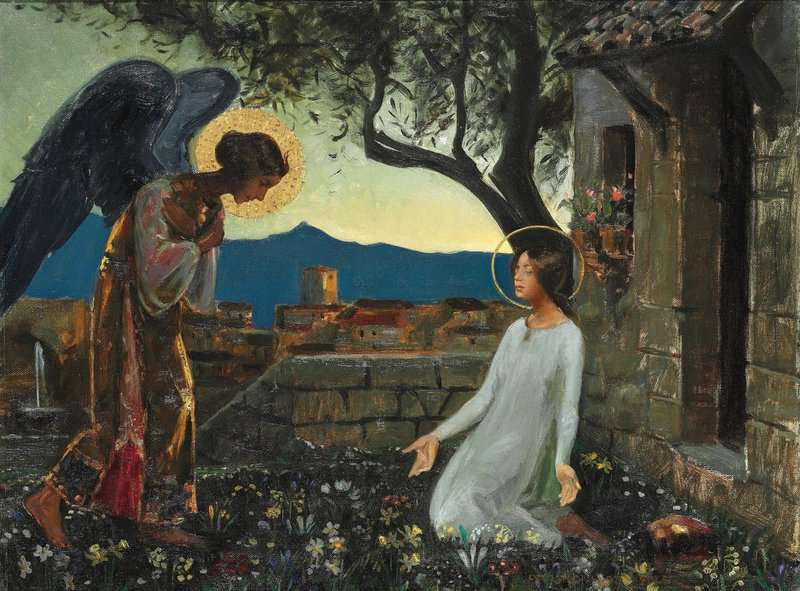 Slott Moller Agnes The Annunciation Of The Virgin Mary 1926 canvas print