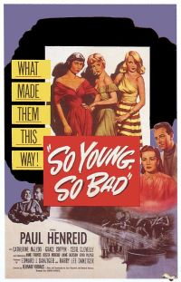 Locandina del film così giovane così cattivo 1950